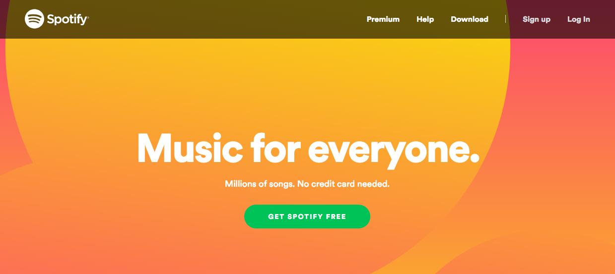 spotify-homepage-conversion-examples