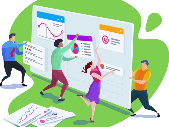 Productive sales team using HubSpot CRM technology