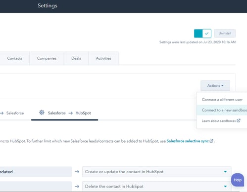 connect-a-salesforce-sandbox-to-hubspot