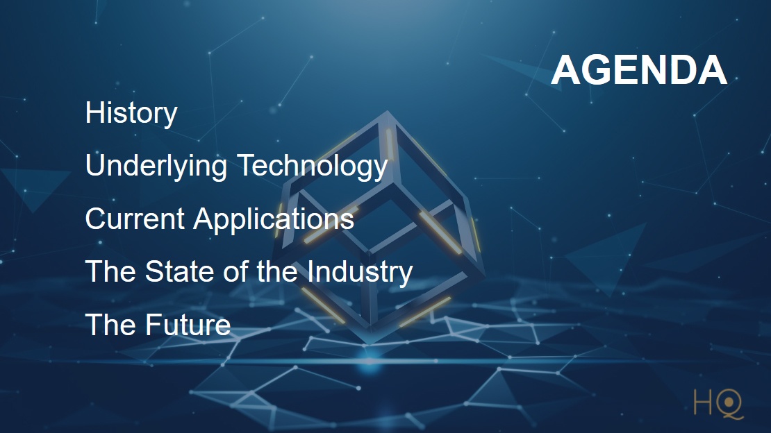 blockchain breakdown slides agenda